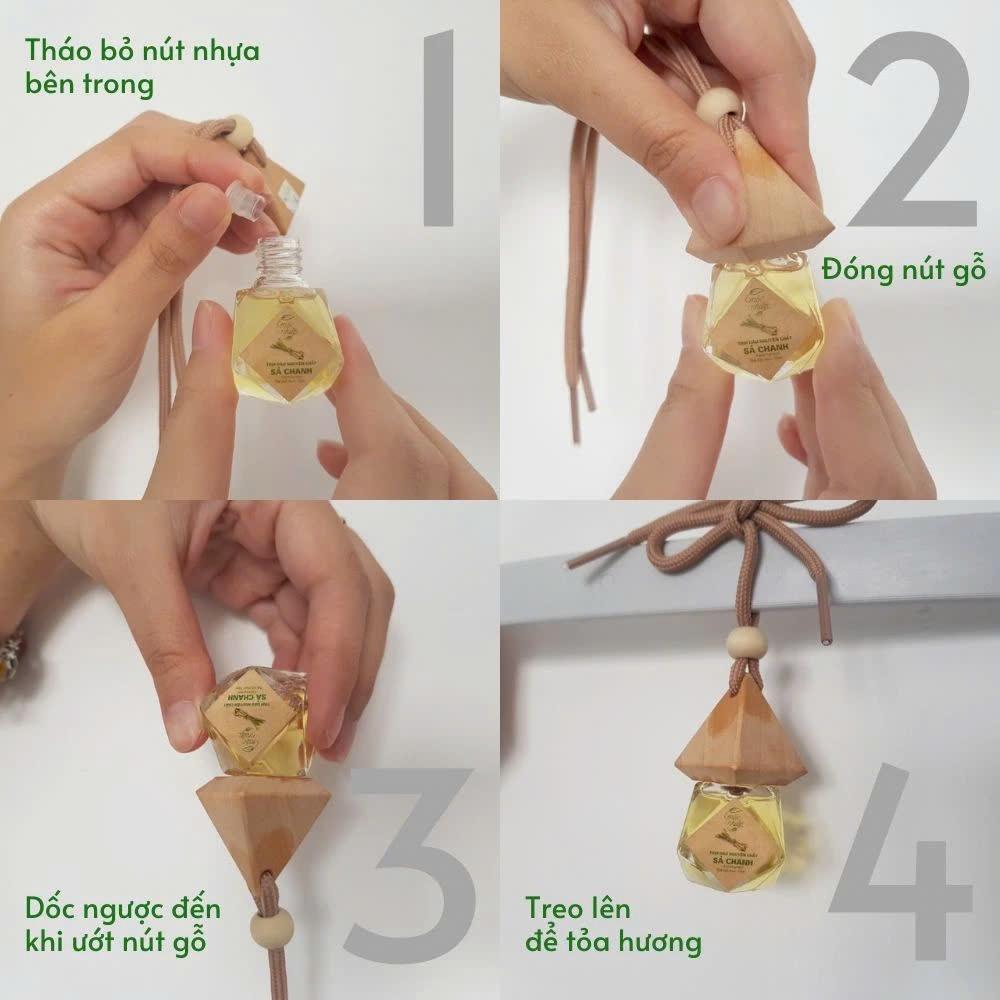 Tinh Dầu Treo Xe Oto Treo tủ quần áo Nhiều Mùi Hương Khử Mùi Lọc Không khí thoáng mát