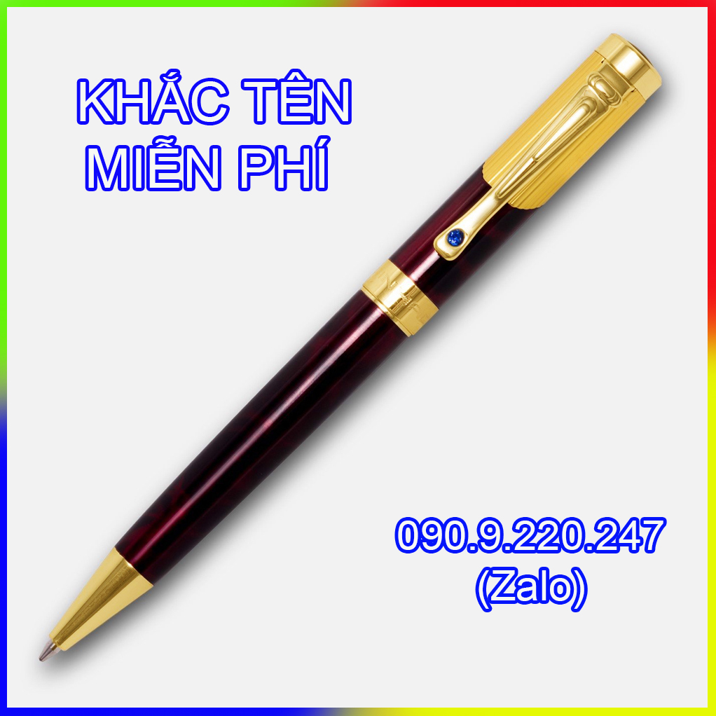 Bút ký khắc tên cao cấp Doanh nhân LC008, mực mịn, đều ở mọi góc nghiêng