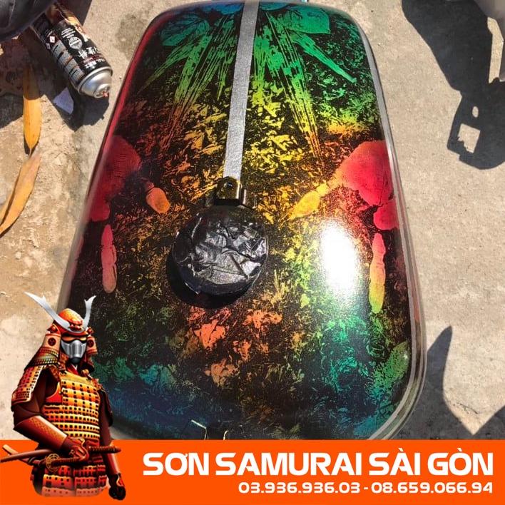 Combo Sơn SAMURAI MÀU CANDY Y016 Y017 Y138 Y139 Y620 Y132 chính hãng - Sơn phun xe máy SAMURAI SÀI GÒN