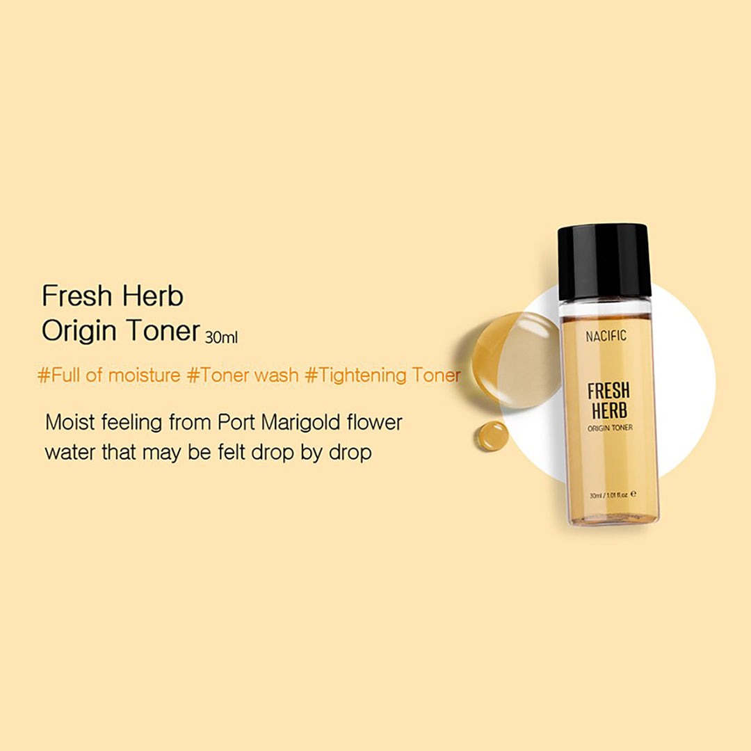 Nước Hoa Hồng Nacific Fresh Herb Origin Toner 30ml