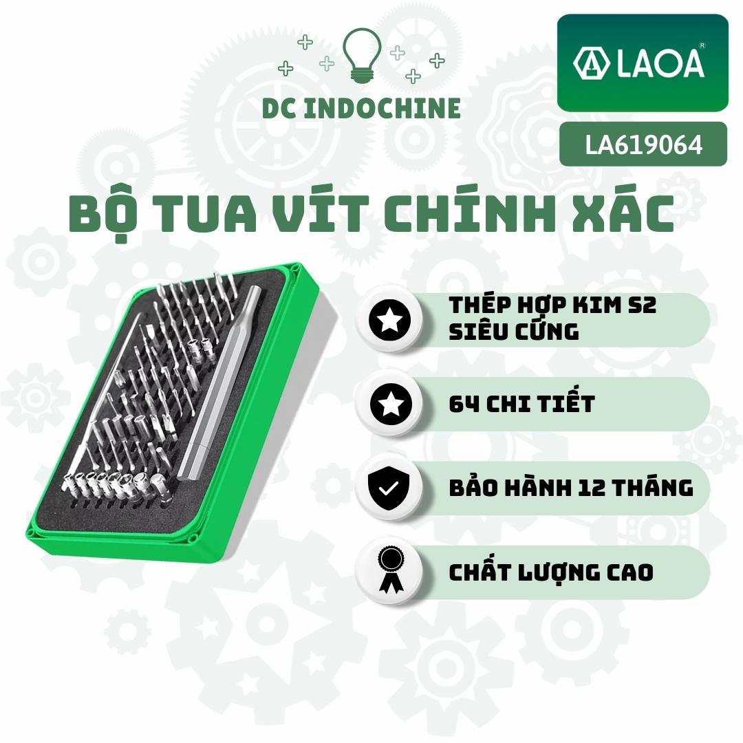 Bộ dụng cụ tua vít chính xác 64 trong 1 LAOA LA619064 chuyên dụng, hàng chính hãng