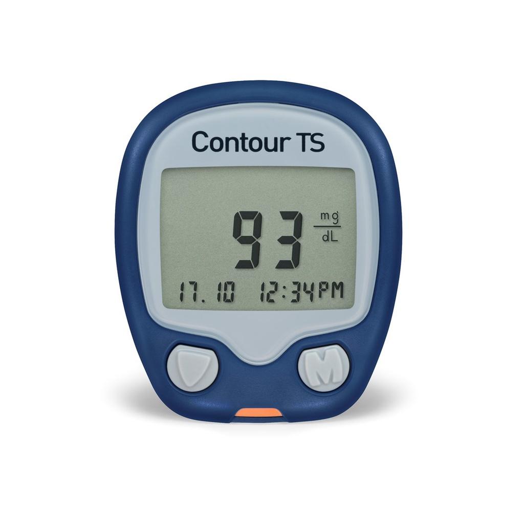 CONTOURTS Máy đo đường huyết + 100 Que Thử đường huyết + 100 Kim lấy máu thử đường huyết