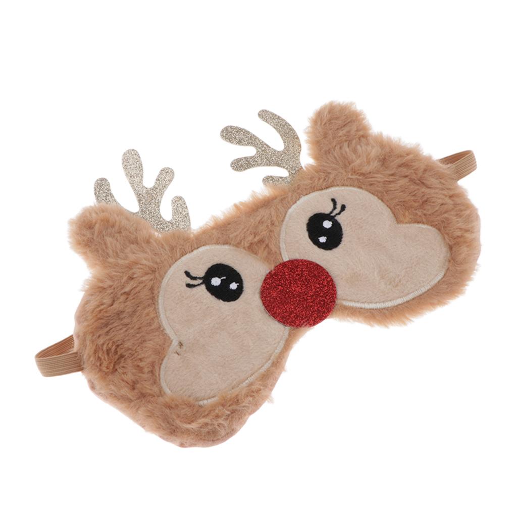 Christmas Sleep Mask Eye Shade Cover For Women Girls Blindfold