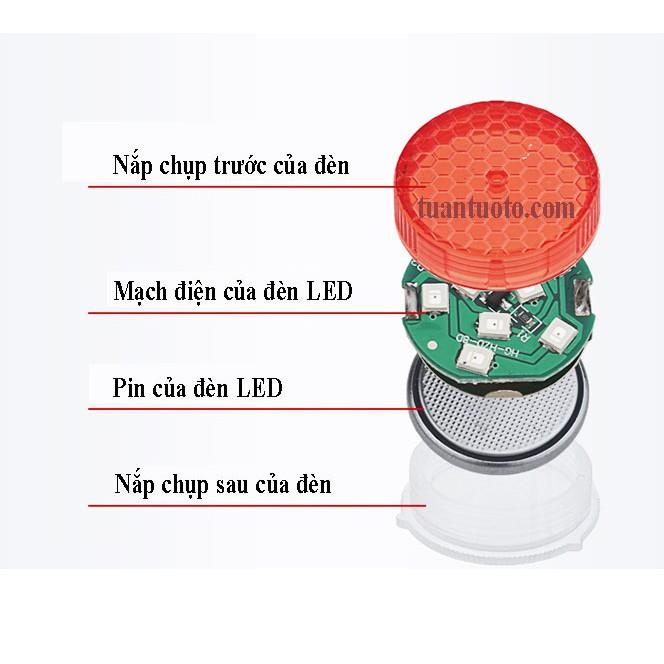 Bộ 02 đèn led cảnh báo mở cửa xe ô tô