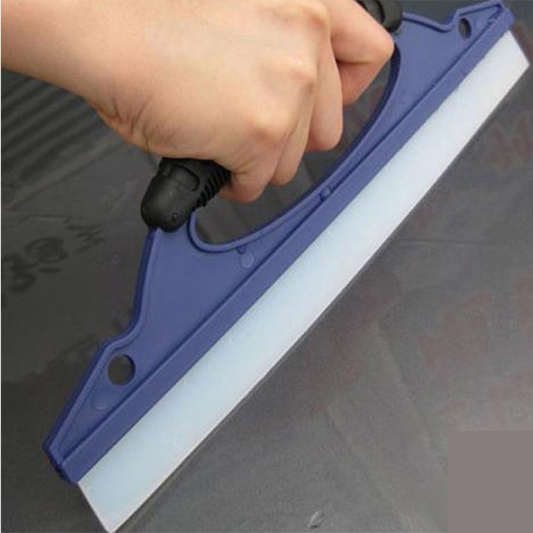 Dụng cụ thanh gạt nước lưỡi silicon, có tay nắm chuyên dùng rửa kính ô tô, xe hơi