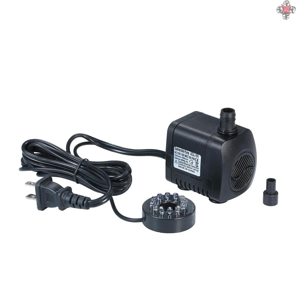Máy Bơm Chìm 800l / H Có Đèn Led Cho Hồ Cá