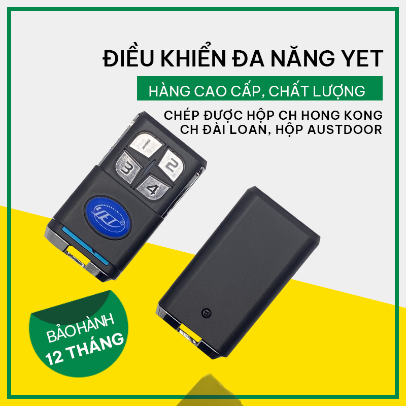 Tay Điều Khiển JET  Đa Năng Với Khả Năng Tương Thích Các Tần Số như CH 365mhz