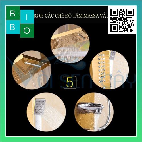 Bộ sen thuyền tắm nóng lạnh massage cao cấp Inox SUS 304