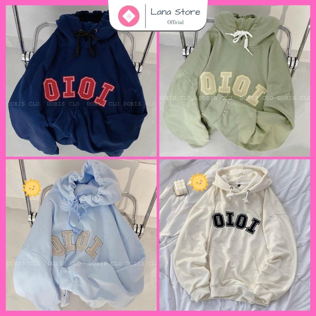 Áo Hoodie Unisex Form Rộng Nỉ Bông Thêu Chữ Sắc nét