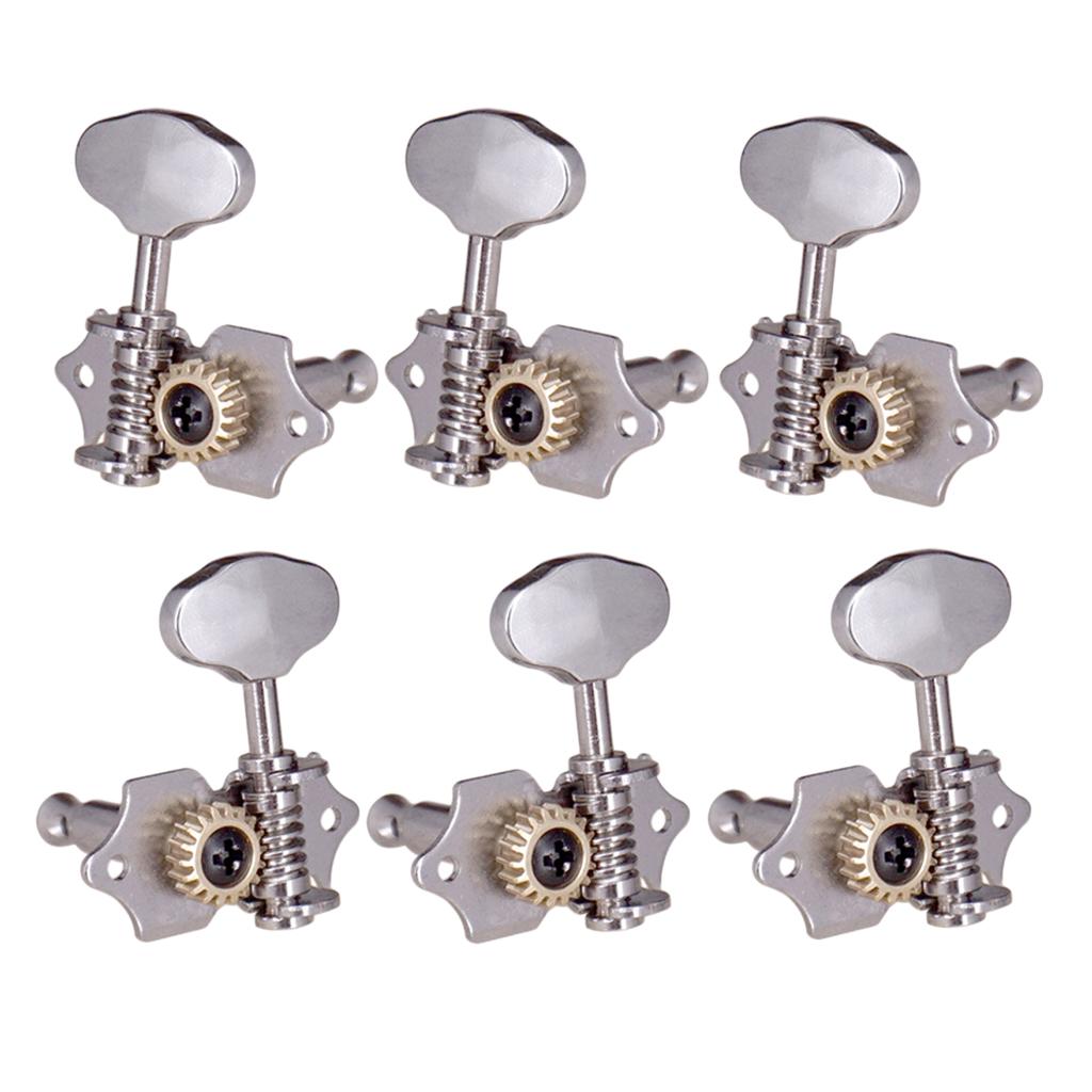 Sunnimix 3R3L Dây Đàn Guitar Acoustic Chỉnh PEG Nút Máy Đầu Thay Thế