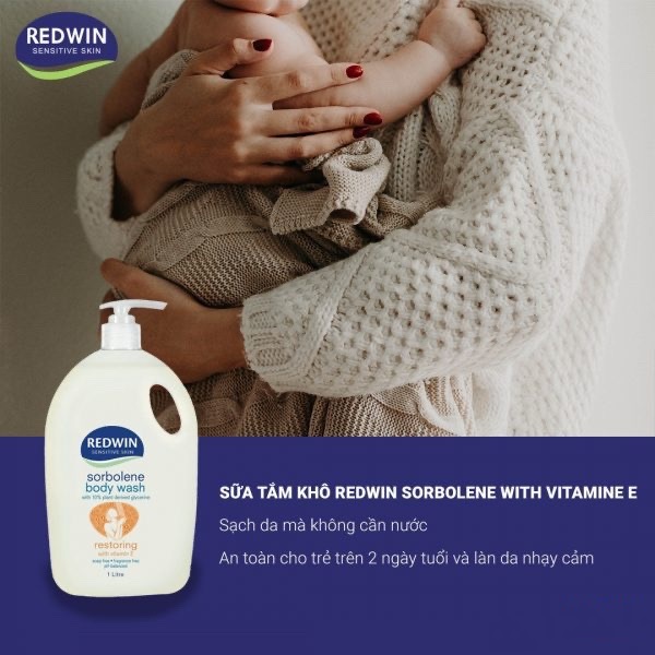 Sữa Tắm Dưỡng Ẩm Redwin Sorbolene Body Wash Vitamin E ( 500ML &amp; 1000ML )