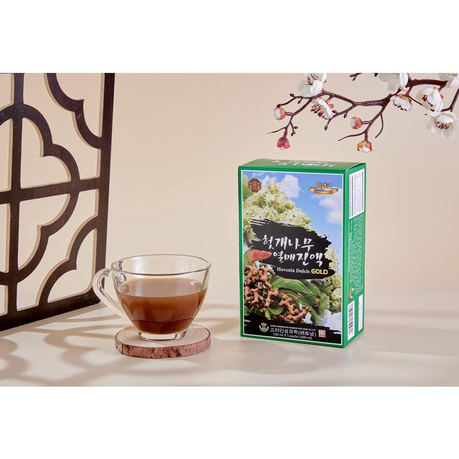 Nước uống Hovenia Dulcis Gold Bổ Gan, Mát Gan