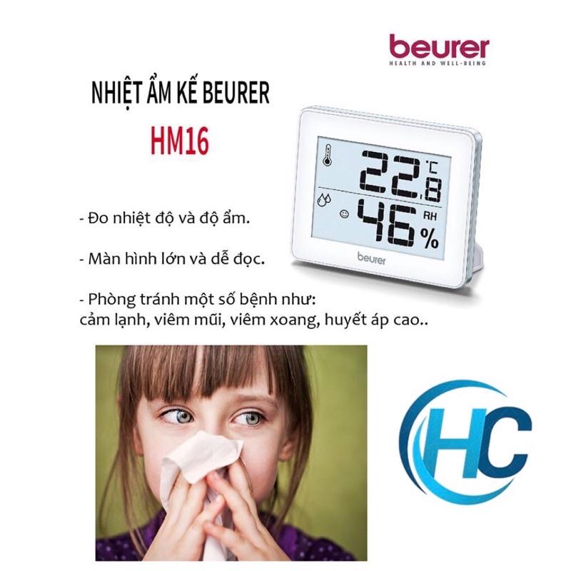 Nhiệt ẩm kế Beurer HM16 (bảo hành 2 năm)