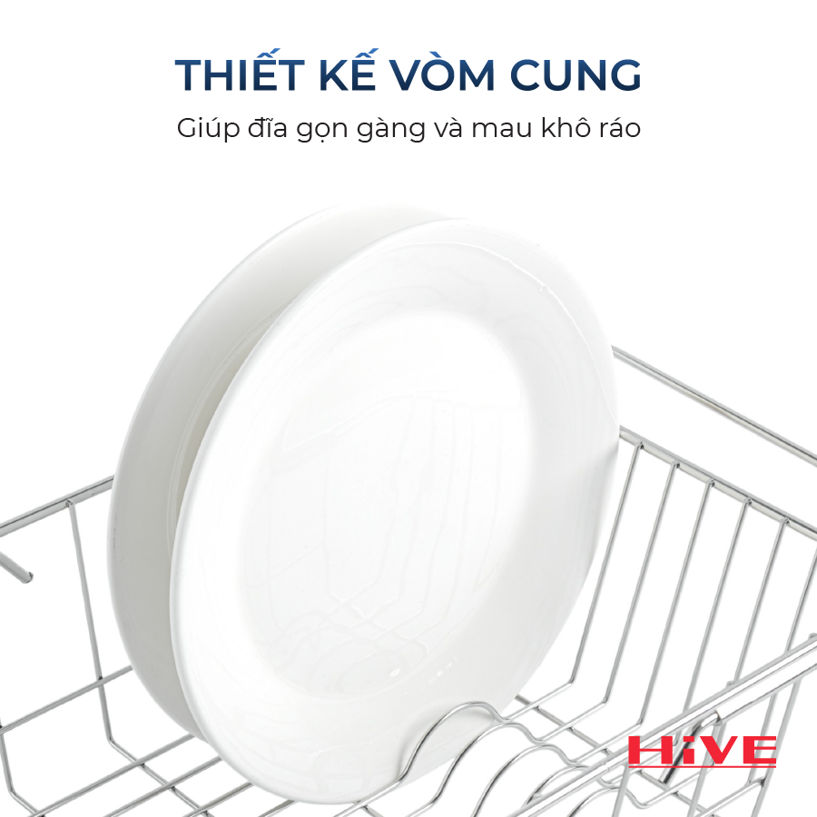 RỔ ÚP CHÉN GÁC BỒN RỬA HiVE NEW INOX 304