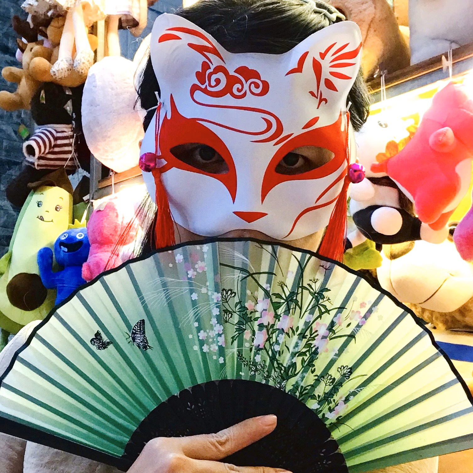 Mặt Nạ Hóa Trang Cáo Hồ Ly Anime Nhật Bản Siêu Hot 2023 - Mặt Nạ Hóa Trang Hồ Ly Phong Cách Nhật Bản