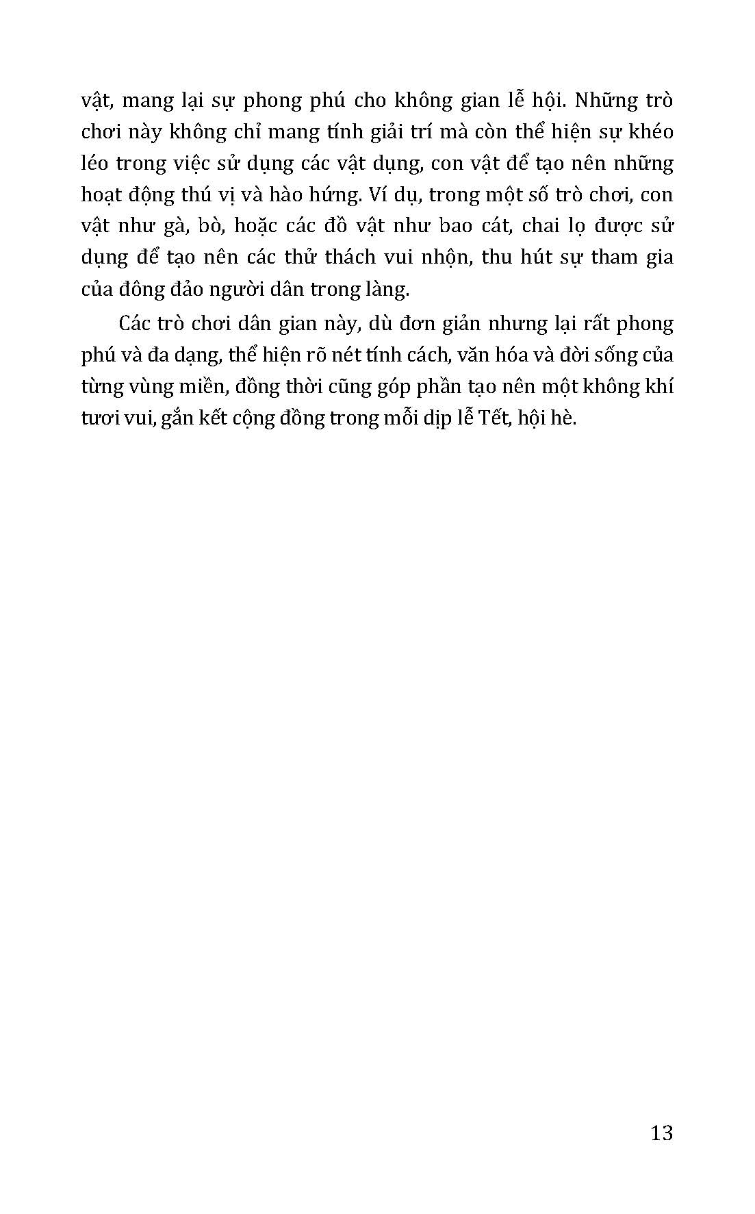 Trò Chơi Dân Gian (Tủ Sách Văn Hoá Việt Nam)