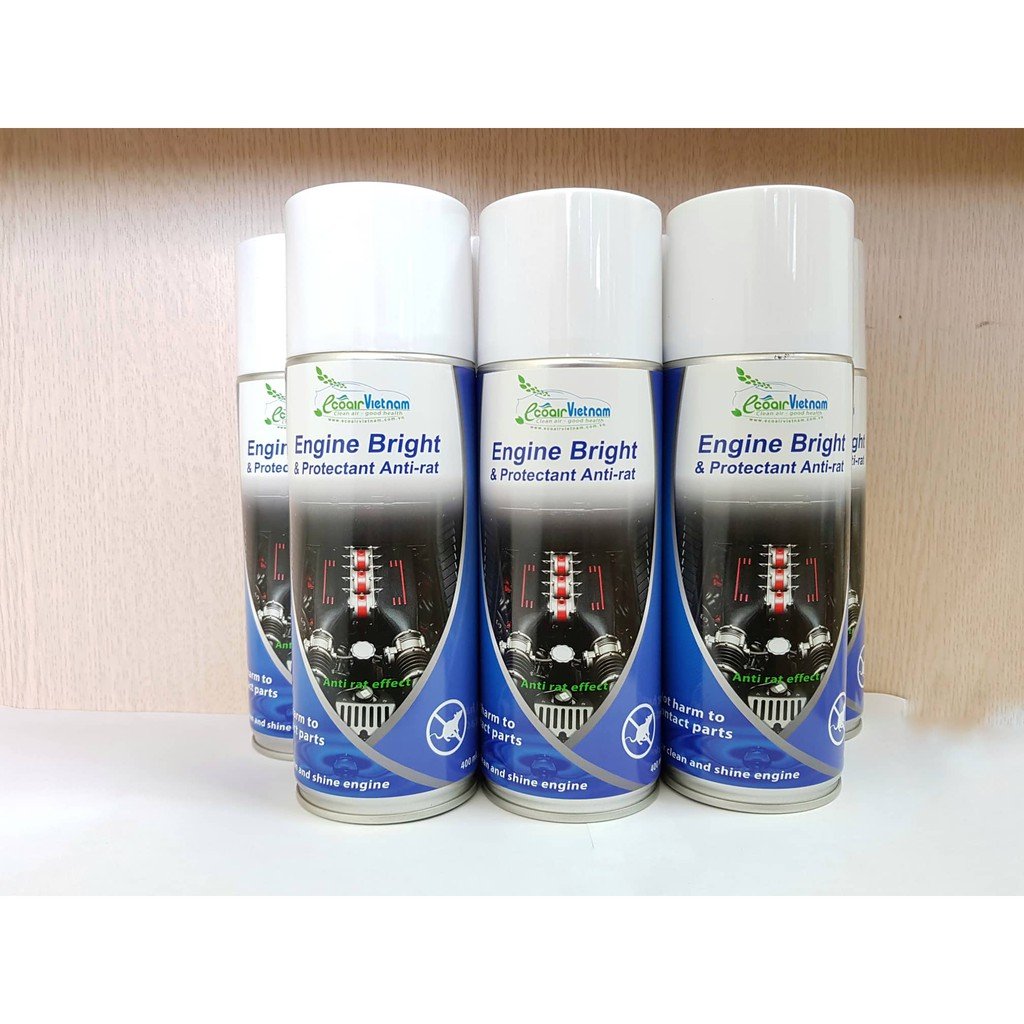 Bình xịt khoang động cơ Engine Bright - Chống chuột và làm sạch động cơ xe hơi
