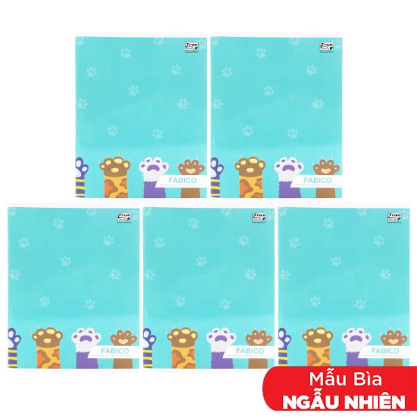 Combo 5 Tập Học Sinh 4 Ô Ly 200 Trang 80gsm - Fabico ELE23