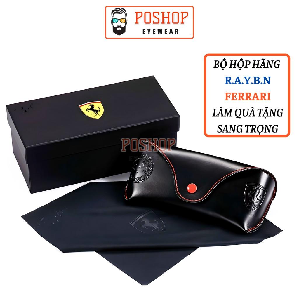 Mắt kính nam nữ cao cấp POSHOP gọng kim loại kiểu phi công cổ điển với tròng thuỷ tinh cường lực chống uv400 R3026