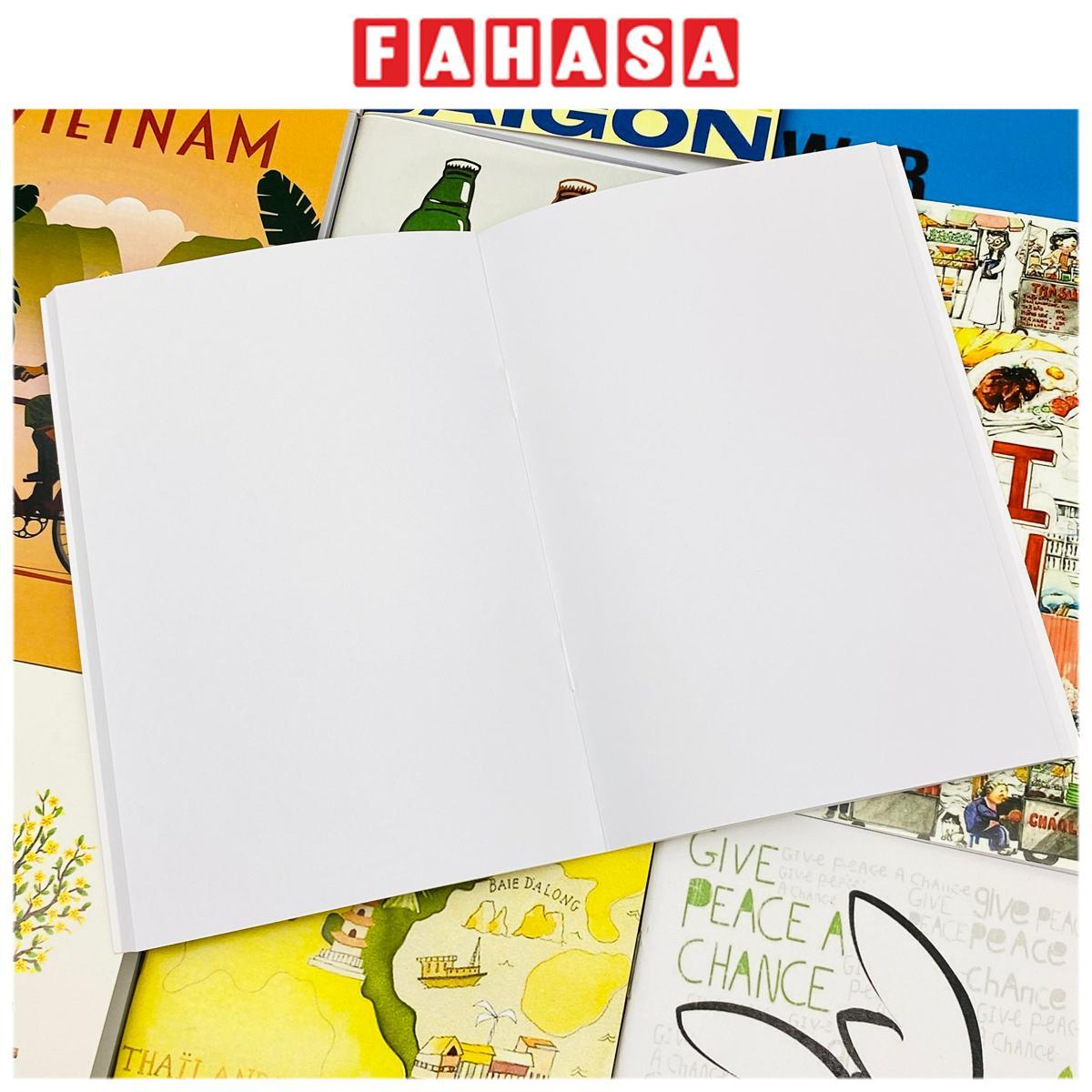 Sổ In A6 - Không Dòng Kẻ - 10.2 x 14.7 cm - TMC - Mẫu 5