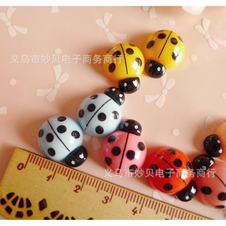 Chuyên Charm * Combo 02 Charm bọ dừa size lớn cho các bạn trang trí kẹp tóc, đính áo, Jibbitz, DIY