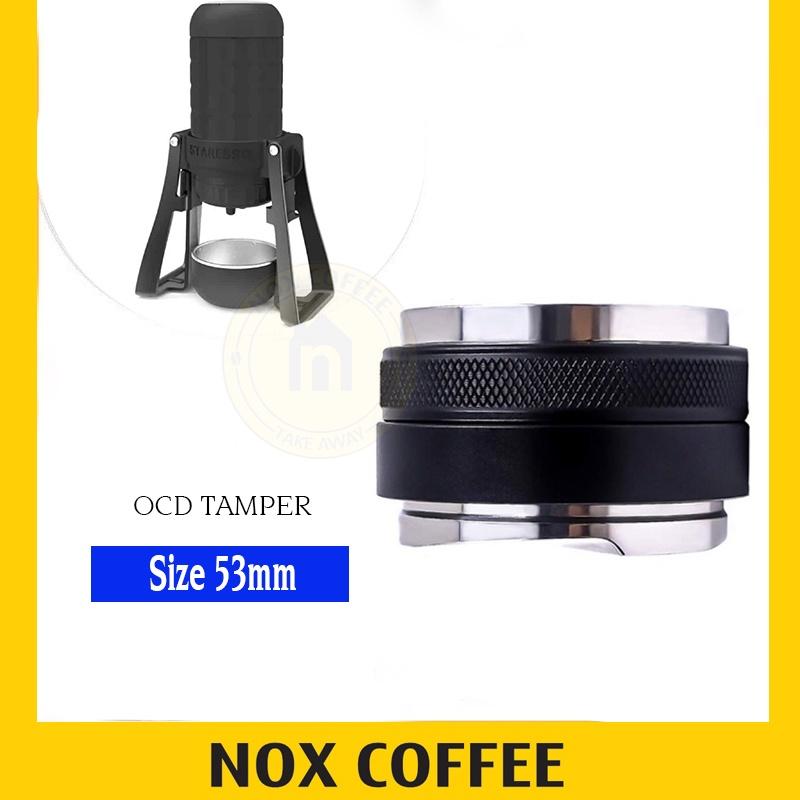 Tamper OCD 2 Đầu Size 53mm | Phân Bổ và Nén Cà Phê