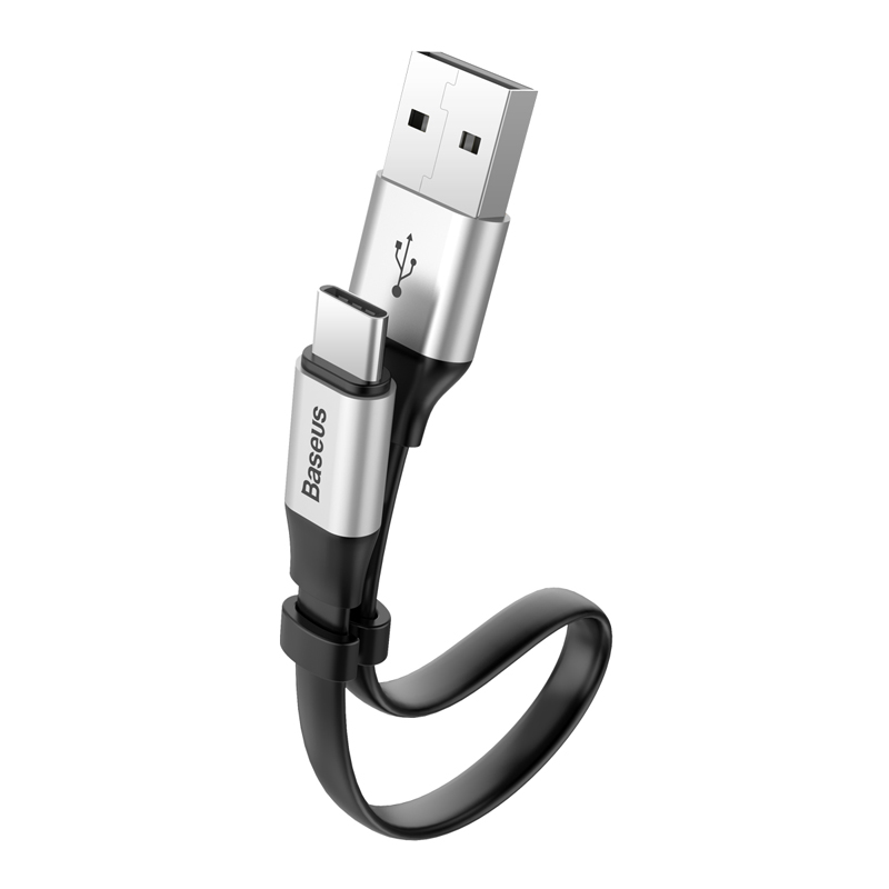 Cáp USB Type C 23cm 40W - Baseus Simple HW Quick Charge Cable - Hàng nhập khẩu