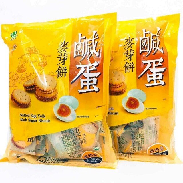 Bánh quy trứng muối Đài Loan 500g