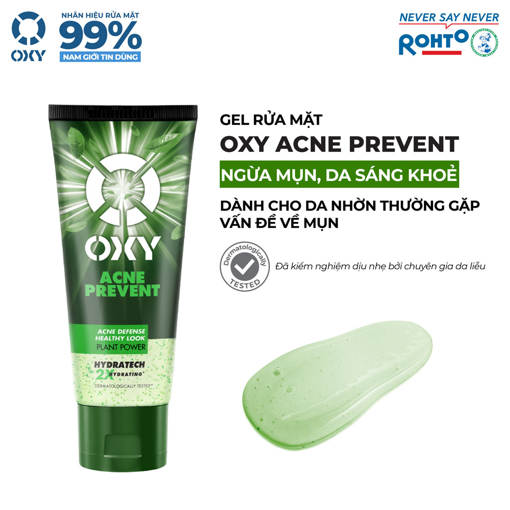 Gel Rửa Mặt Oxy Acne Prevent 100g