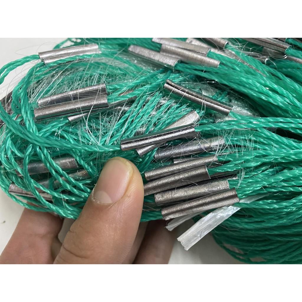 Lưới Bắt Cá,Đánh Cá 3 Màn, Lưới Bén Cao 1m5 Dài 100m Mắt Lưới 4cm Riêng Chì Nặng 3kg