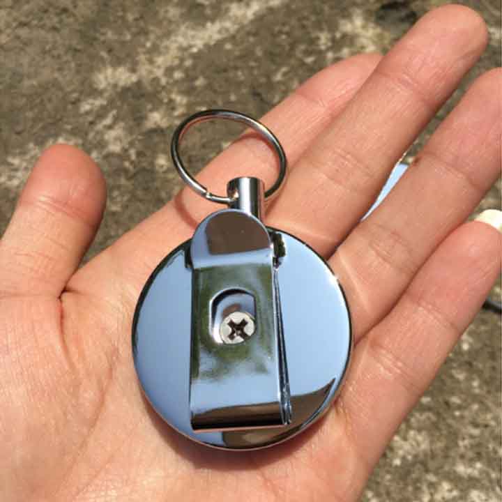 Móc khóa dây rút kẹp thắt lưng cạp quần V3
