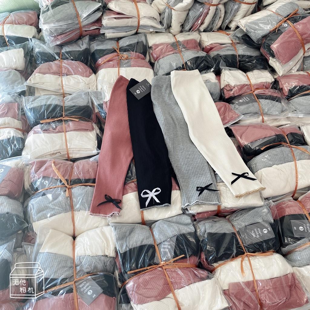 SET 4 QUẦN LEGGING TĂM ĐÍNH NƠ NHỎ CHO BG