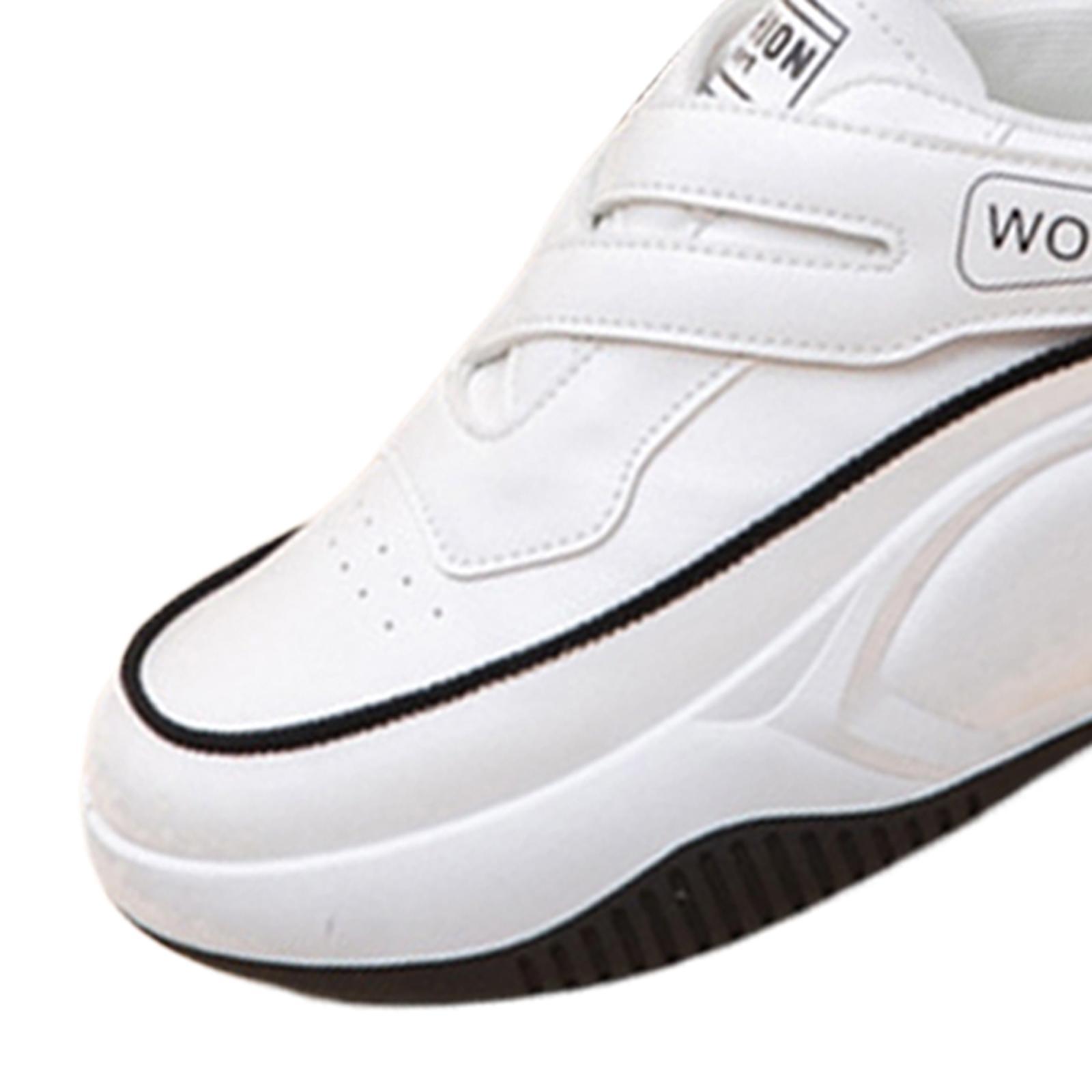 Women's Shoes Sport Sneakers Anti Slip Trendy PU Leather Soft Leisure Sneakers Trainers Shoes for Work Camping Birthday Gift Fishing Workout