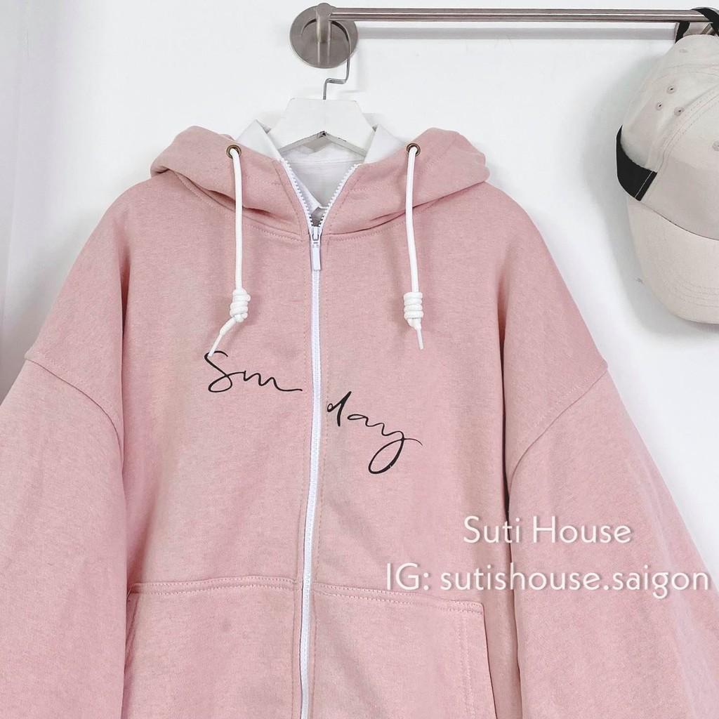 Khoác Nữ Someday 2 Màu Form Rộng Xẻ Tà Tay Phồng Nhẹ Phong Cách Ulzzang - Suti House