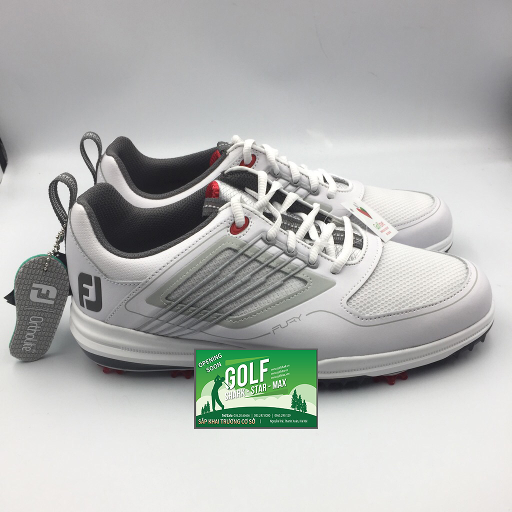 Giày Golf Nam FJ IS FURY WHITERED TRIM - 51100