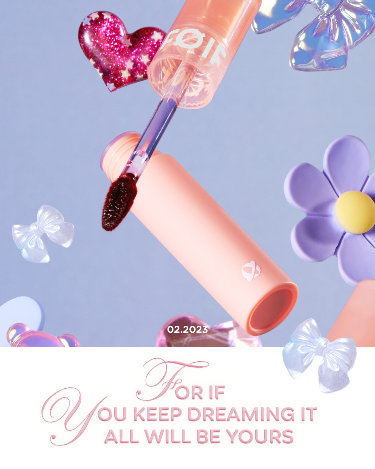 [FOIF by MERZY] Son Kem Lì Thuần Chay, Mịn Mượt Lâu Trôi Hàn Quốc Foif Daily Velvet Tint 3g