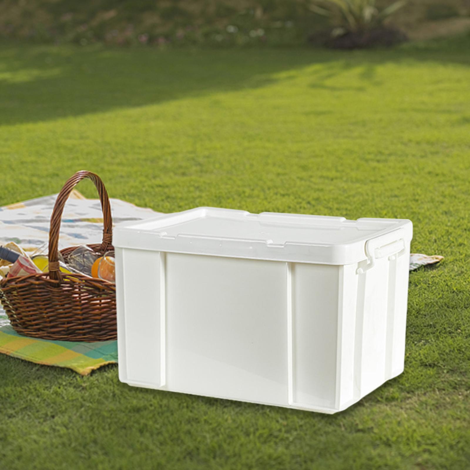 Industrial Tote Bin Stackable Storage Containers for Shelf Toys Moving House