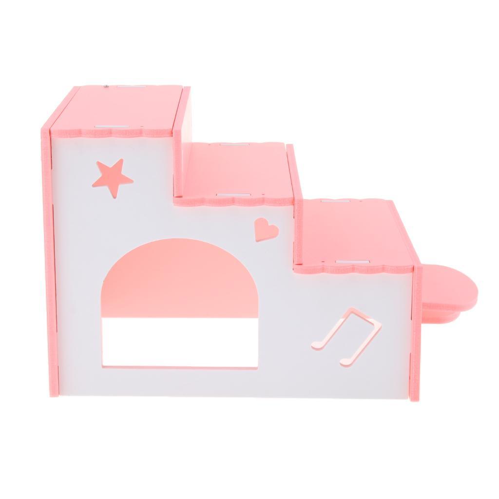 Small Animals Hamster House Cages Squirrel Villa Hut Play Toy