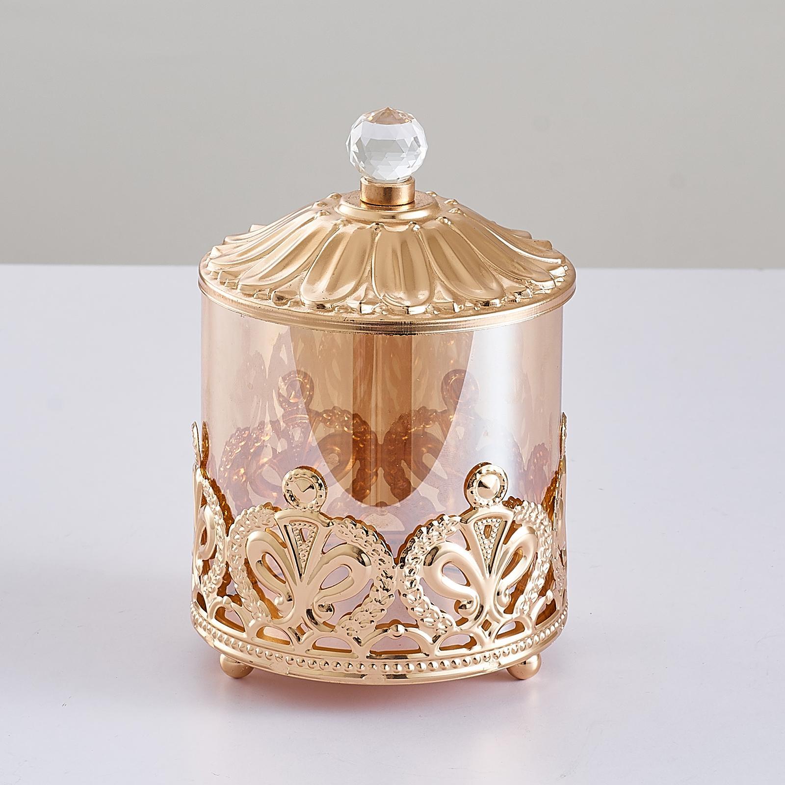 Glass Candy Jar Candy Dishes Cookie Jar for Living Room Party Holiday