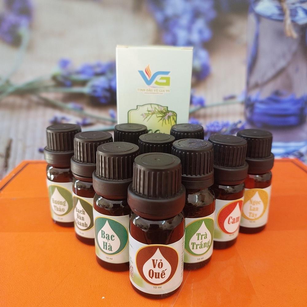 Combo 4 tinh dầu Tặng 1 máy xông lọ 10ml Nhập khẩu Ấn Độ, Có giấy kiểm định QUATEST3