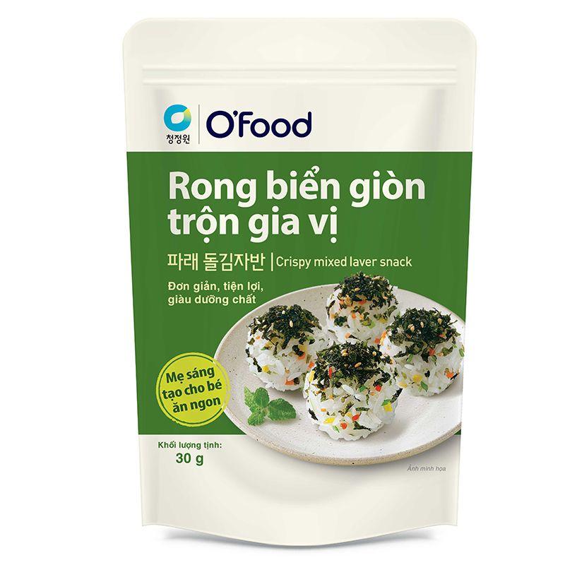 Rong Biển Giòn OFood Trộn Gia Vị Gói 30G – 8935304200240