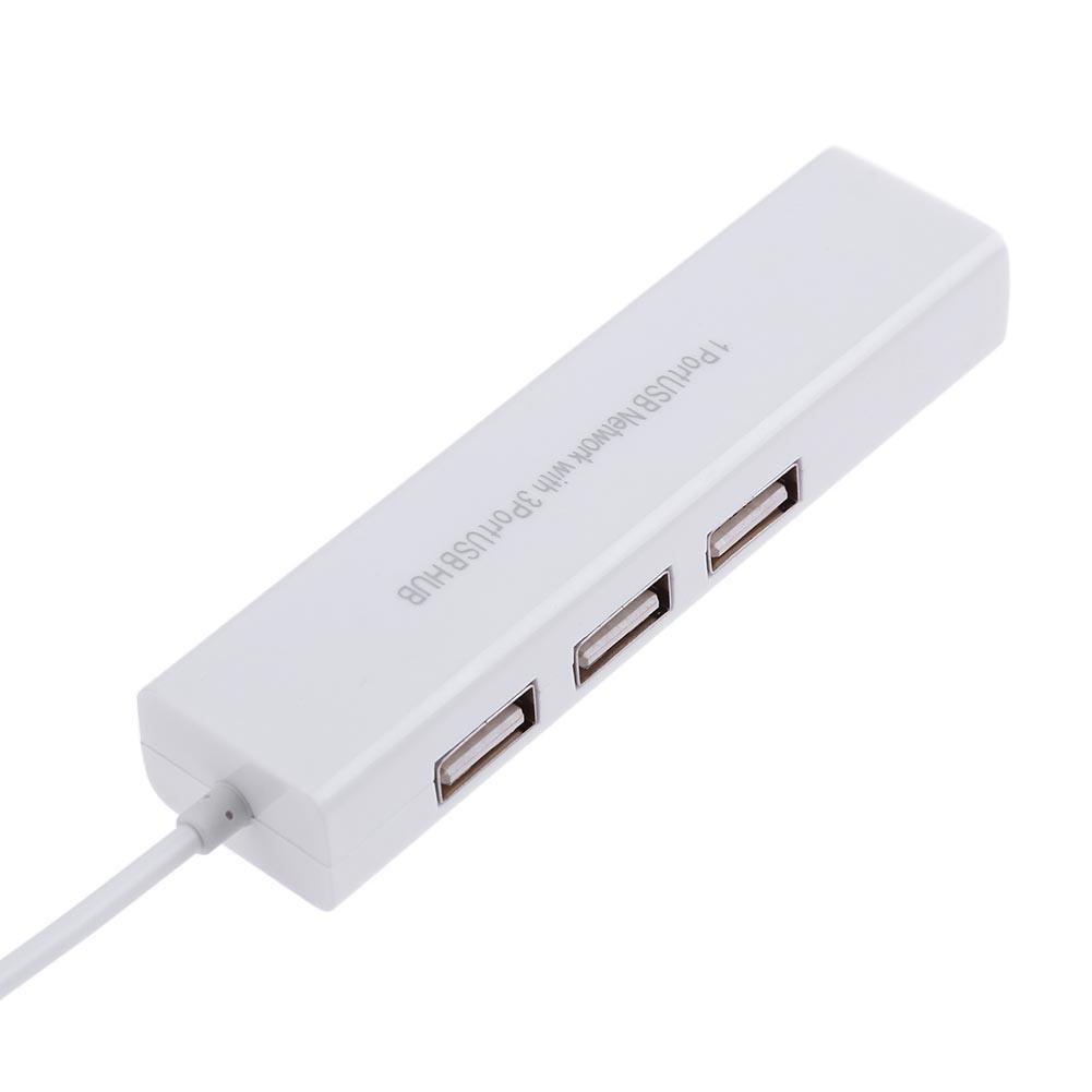 Cáp chuyển Micro USB sang mạng LAN Ethernet với Bộ chuyển đổi 3 cổng USB 2.0 GIÁ CỰC HOT