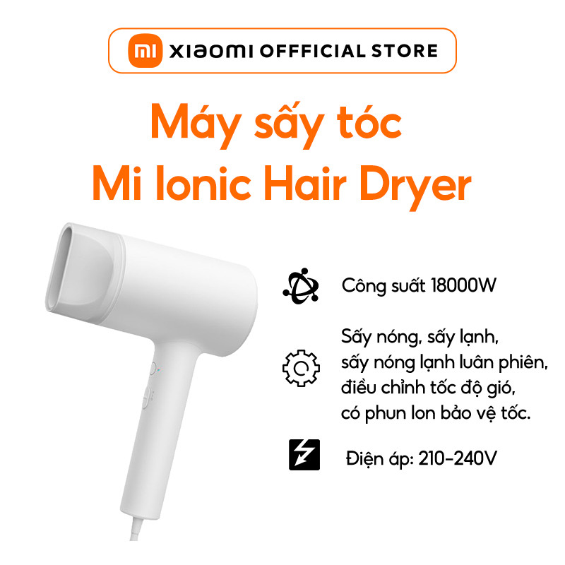 Máy sấy tóc Xiaomi Mi Ionic Hair Dryer - Công suất 1800W