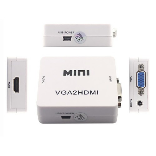 Box chuyển VGA ra HDMI HD MINI - JL