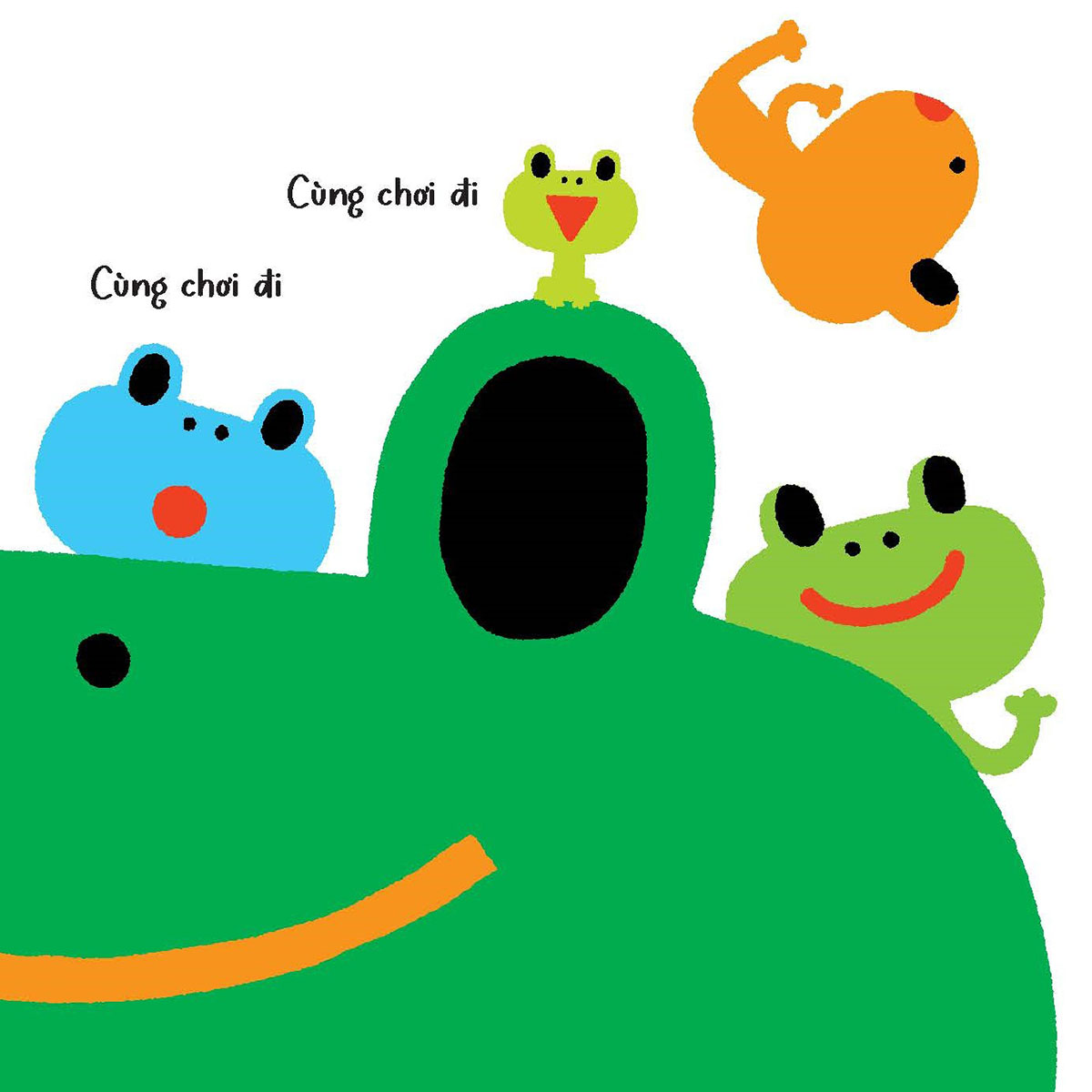 Ộp oạp, ộp oạp! Màu xanh - Mình cùng vui chơi nhé!