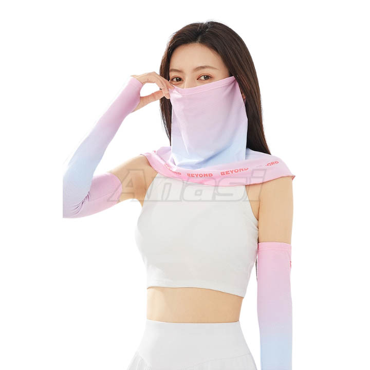 Khẩu trang + Găng tay chống nắng dệt cao cấp Anasi OBR35 - UPF50+ cản tới 99% tia UV có hại