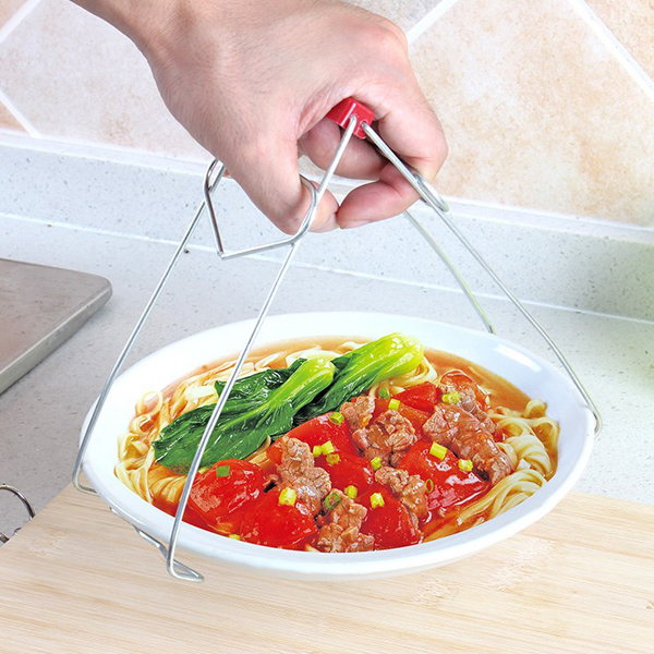 Bộ 2 Dụng Cụ Inox Gắp Bát Đĩa Nóng