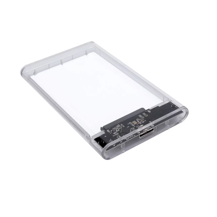 Hộp box đựng ổ cứng laptop 2.5inch trong suốt External Case chuẩn USB 3.0 - Hàng chính hãng