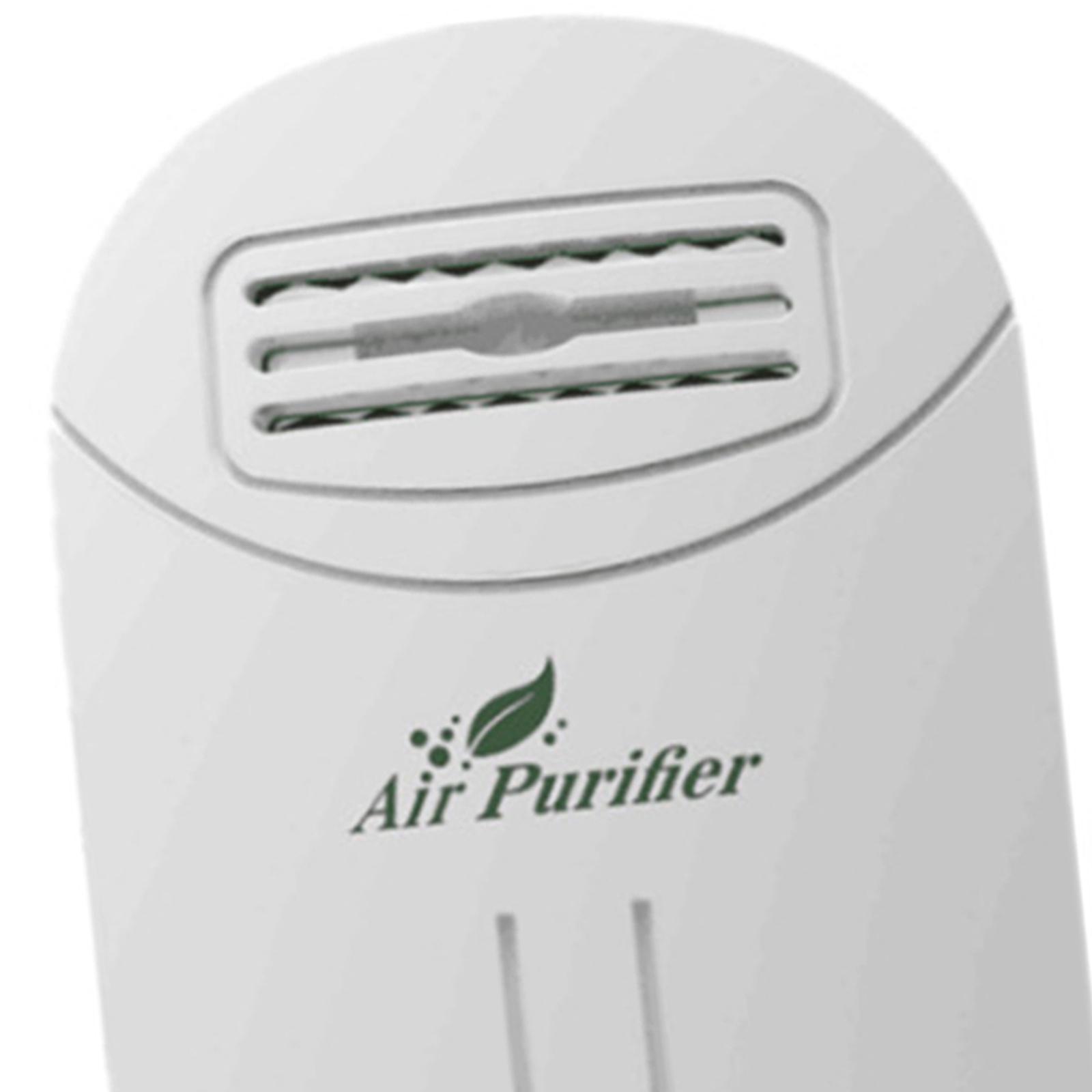 Negative Ion Air Purifier Deodorizer Plug and Play for Tabletop Bedroom