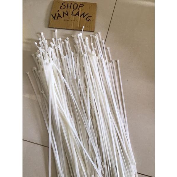 10 Sợi dây rút - dây thít trắng 40cm loại đẹp